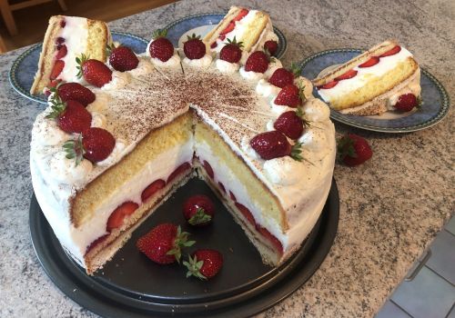 Erdbeerkuchen zum Muttertag